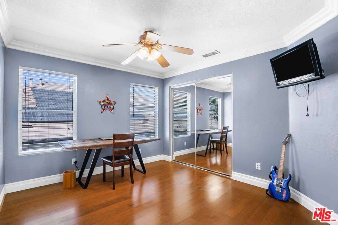 Home Office, Interior, Wood Texture Flooring