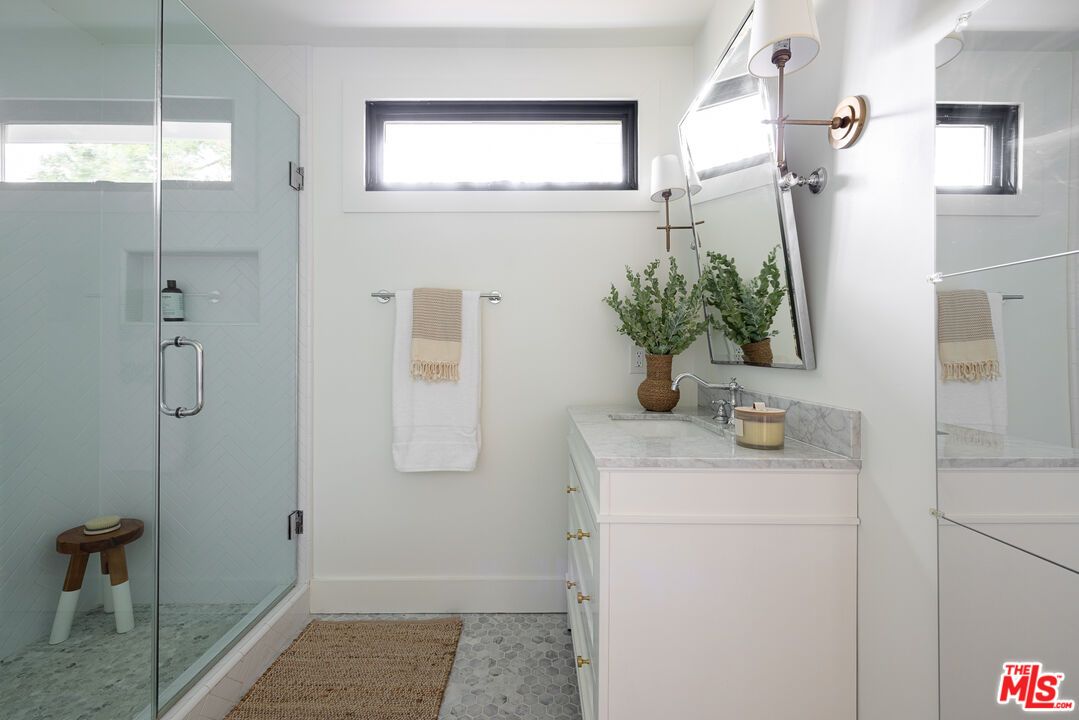 Bathroom, Glass Shower, Interior