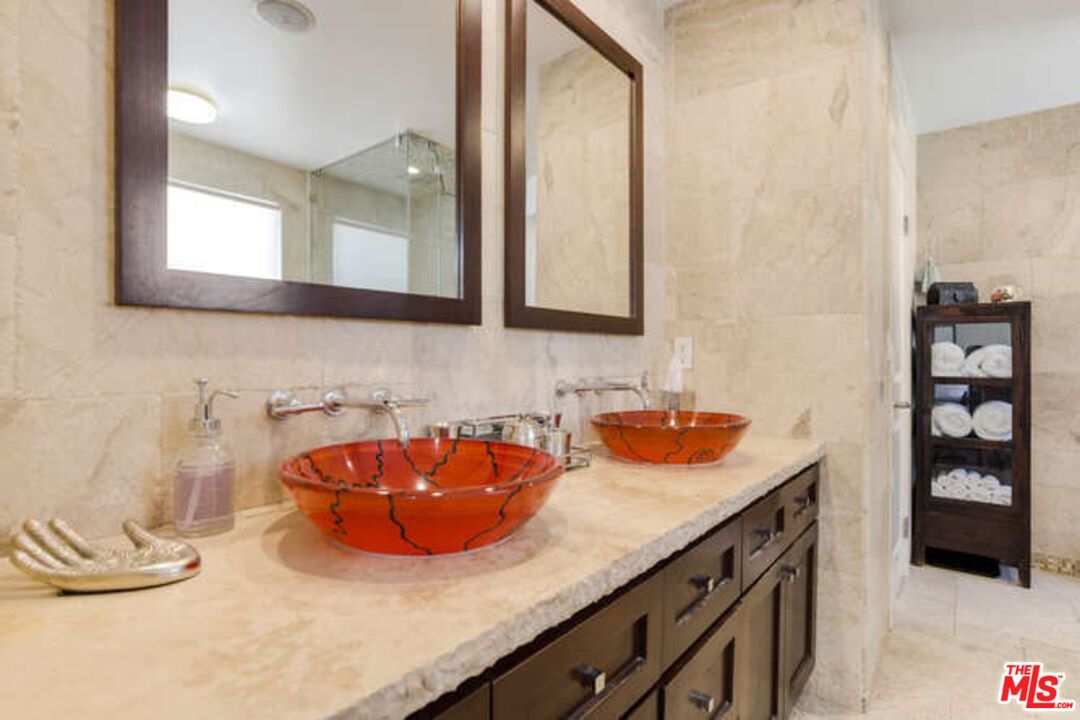 Bathroom, Dual Sink Vanities, Glass Shower, Interior