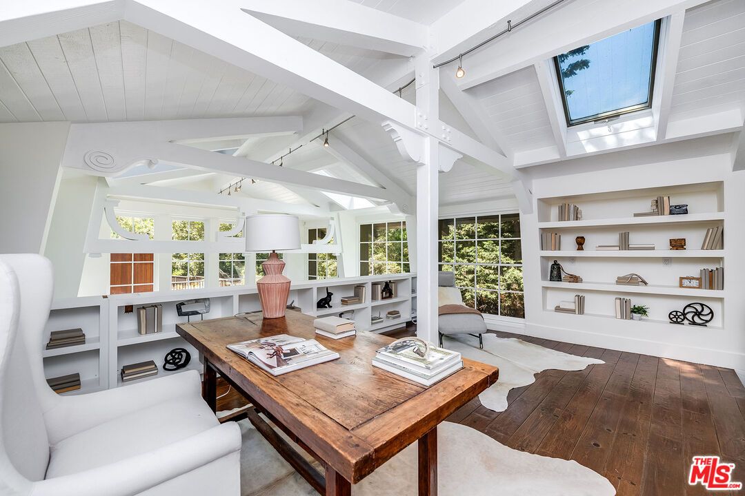 Home Office, Interior, Wood Texture Flooring