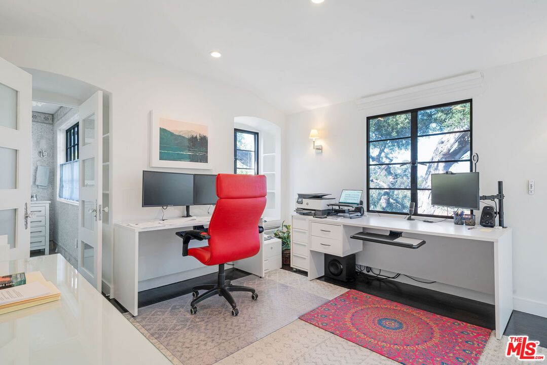 Home Office, Interior, Recessed Lighting