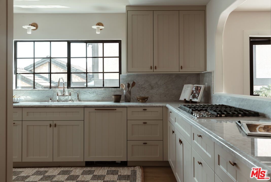 Interior, Kitchen, Wood Texture Flooring