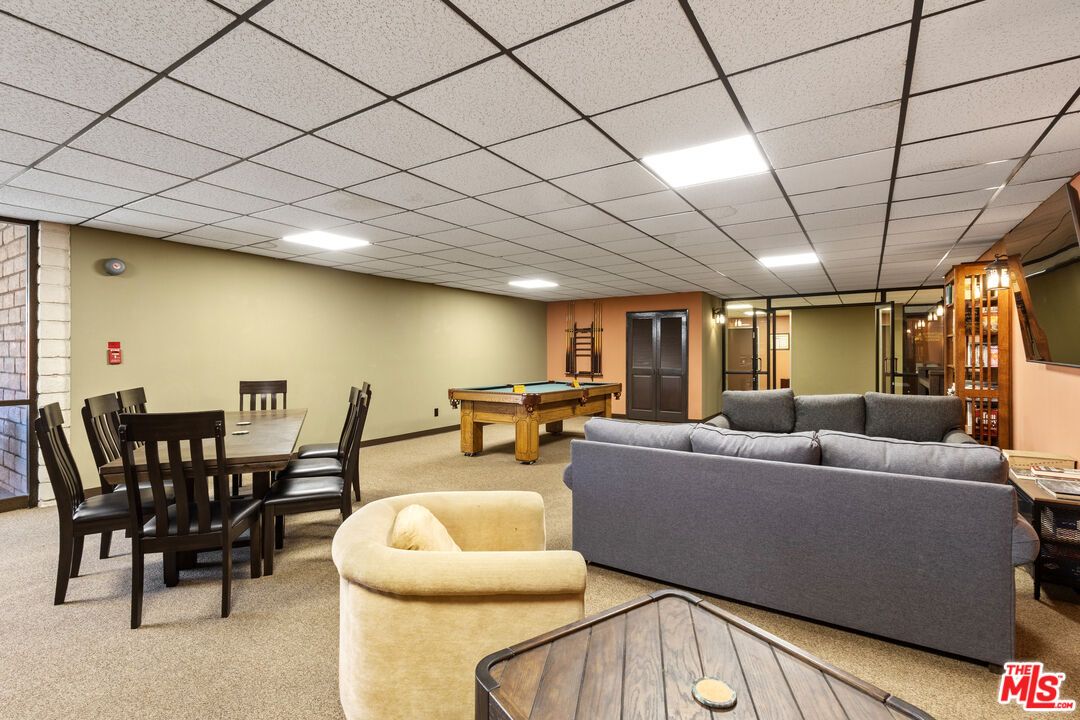 Billiard Table, Dining room, Game Room, Interior, Living room, Recessed Lighting