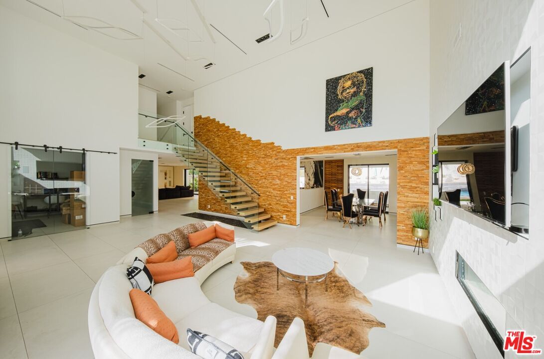 Dining room, Fireplace, Interior, Living room