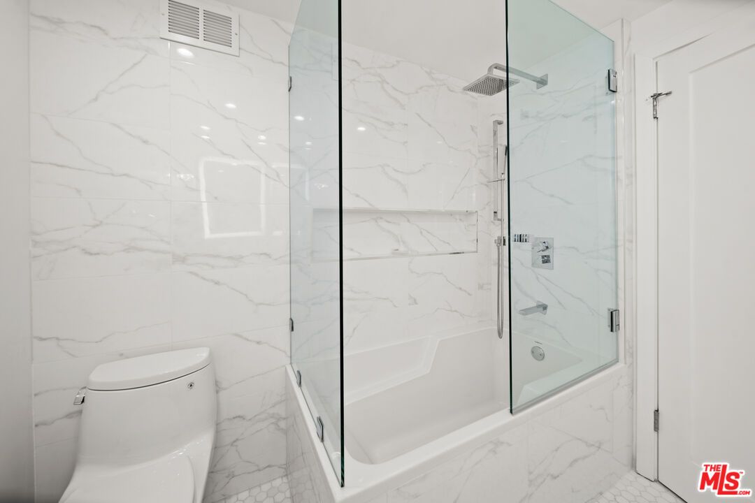 Bathroom, Glass Shower, Interior, Marble, Marble Walls