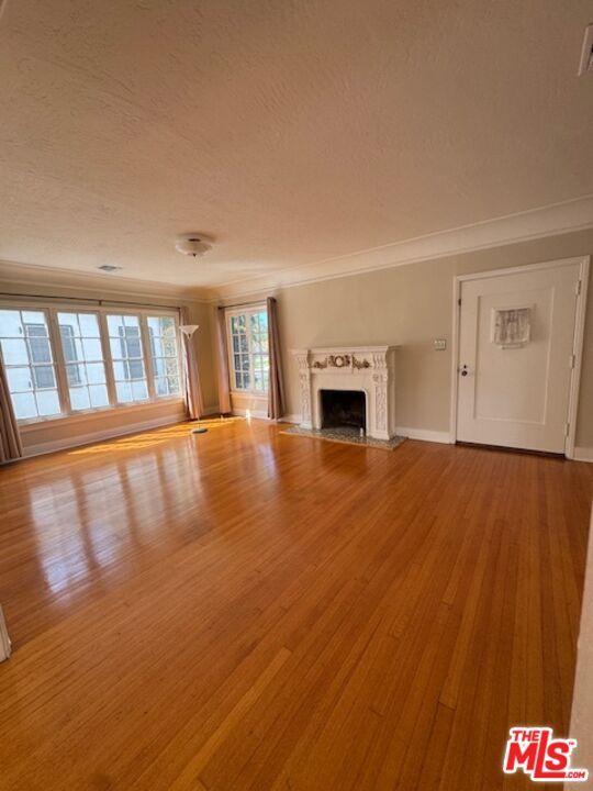 Empty room, Fireplace, Interior, Wood Texture Flooring