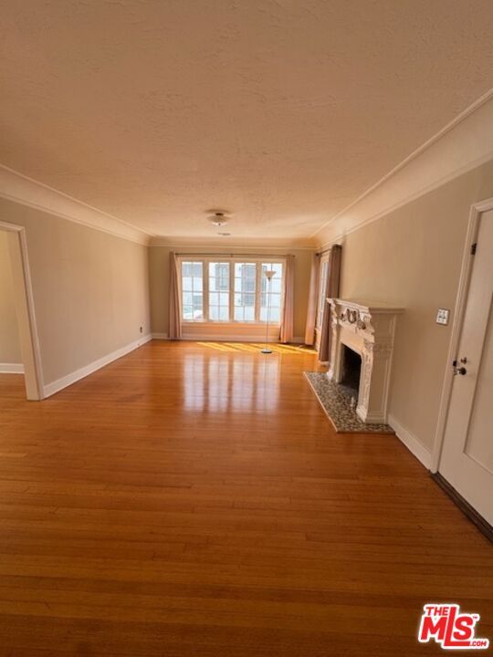 Empty room, Fireplace, Interior, Wood Texture Flooring