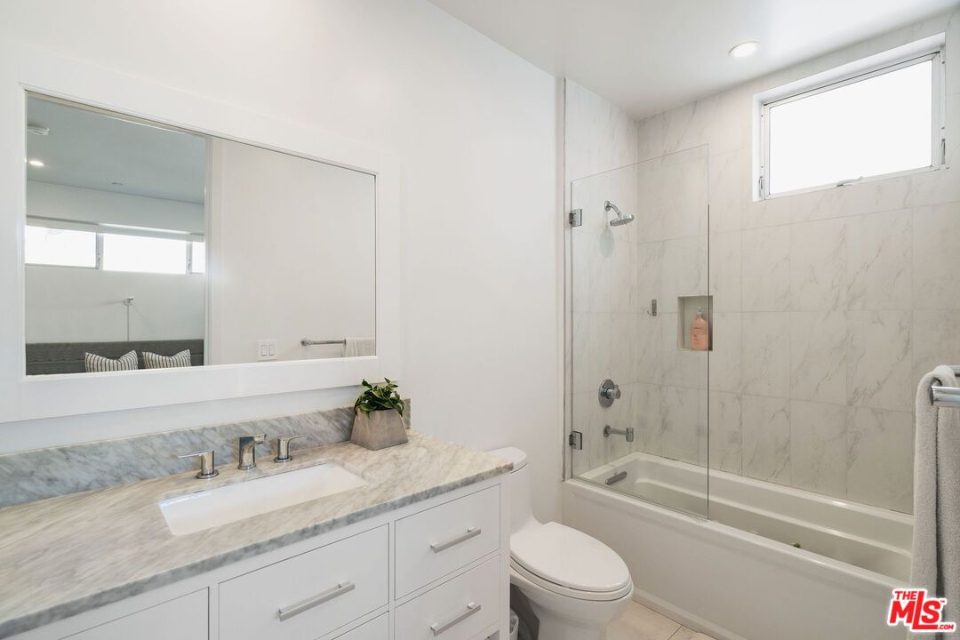 Bathroom, Glass Shower, Interior, Marble Walls, Recessed Lighting