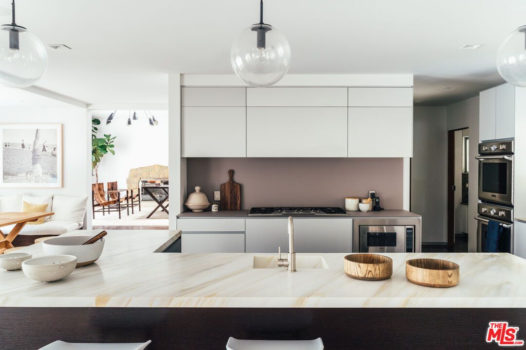 Interior, Kitchen, Pendant Lights, Stainless Steel Appliances