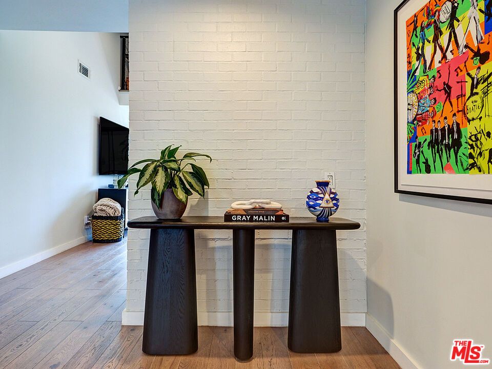 Interior, Stone Walls, Wood Texture Flooring