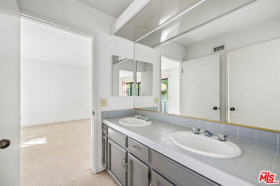 Bathroom, Dual Sink Vanities, Interior, Tile Countertops