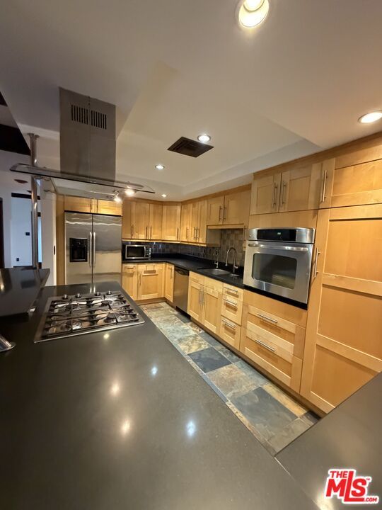Interior, Kitchen, Recessed Lighting, Stainless Steel Appliances
