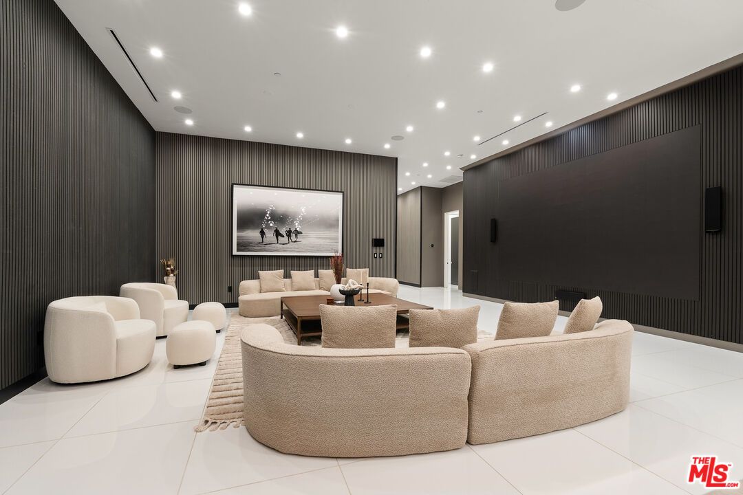 Interior, Living room, Recessed Lighting