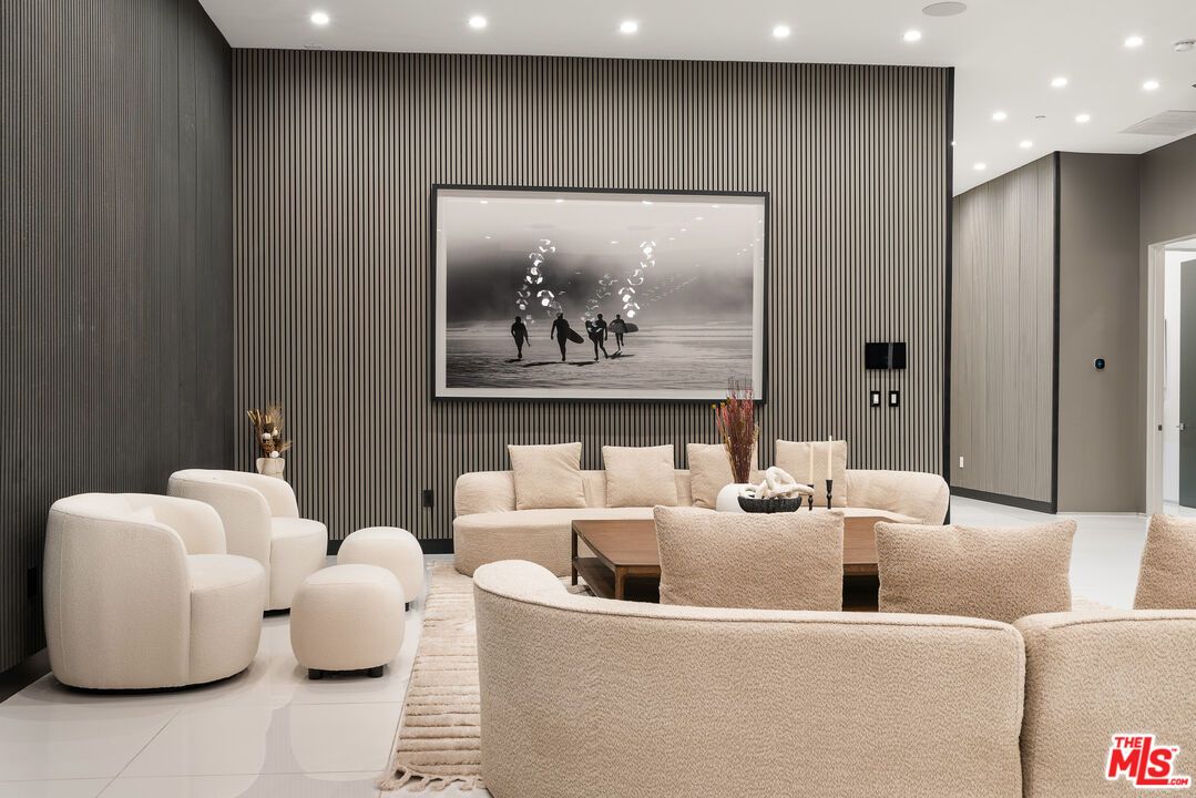 Interior, Living room, Recessed Lighting, Theatre Room