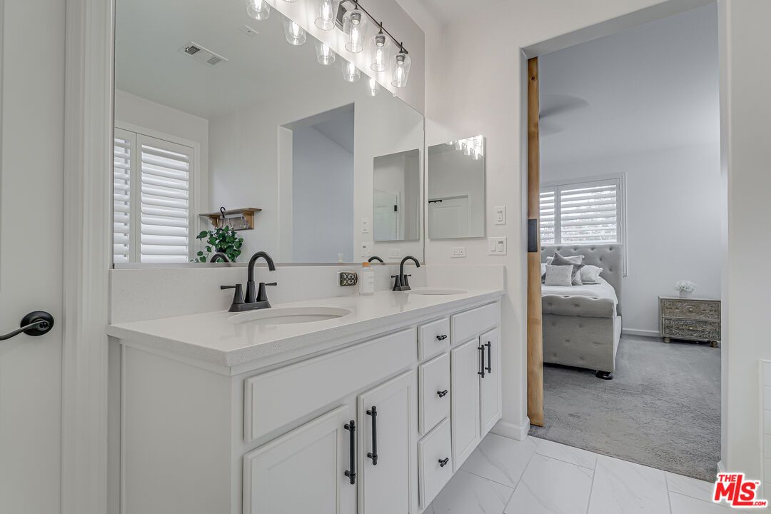 Bathroom, Bedroom, Dual Sink Vanities, Interior, Marble
