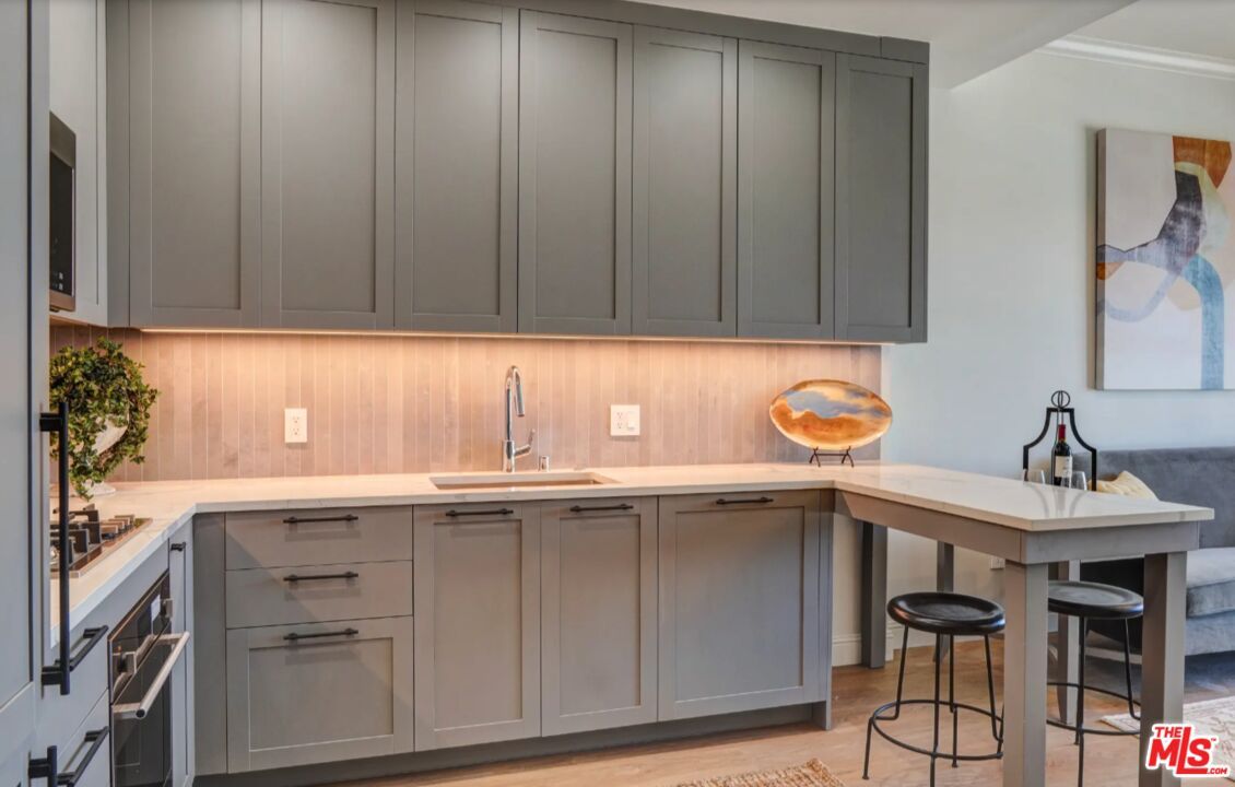 Interior, Kitchen, Wood Texture Flooring
