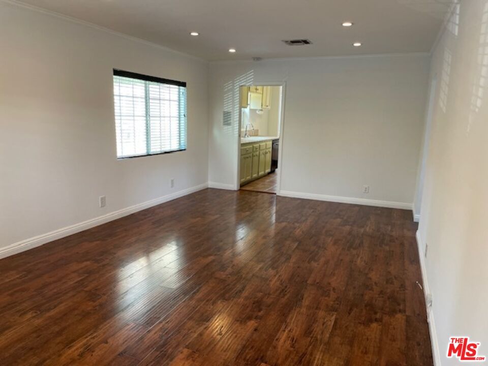 Bathroom, Empty room, Interior, Recessed Lighting, Wood Texture Flooring