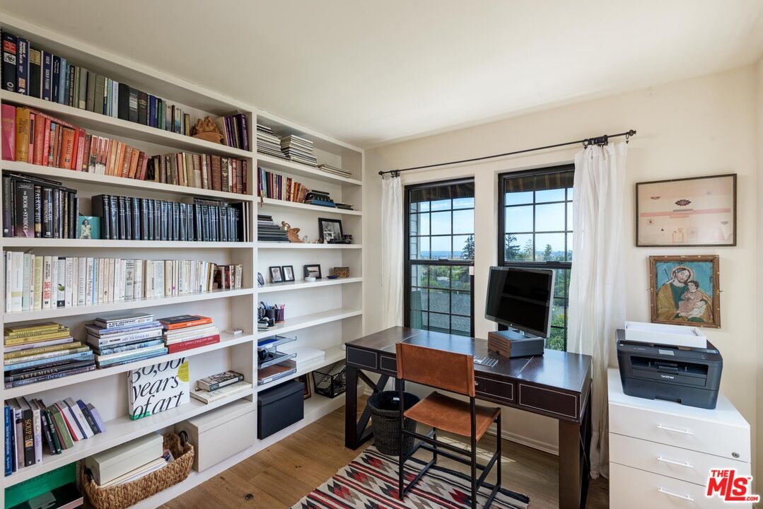 Home Office, Interior, Wood Texture Flooring