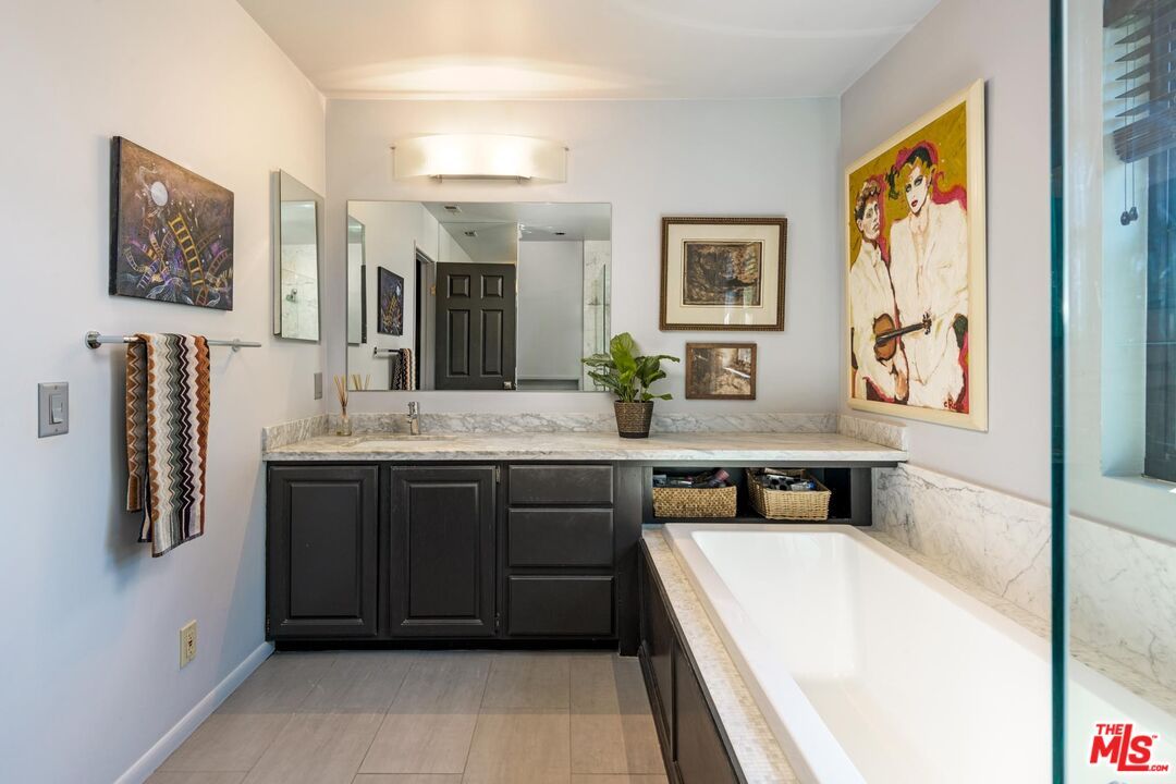 Bathroom, Dual Sink Vanities, Interior, Marble Walls