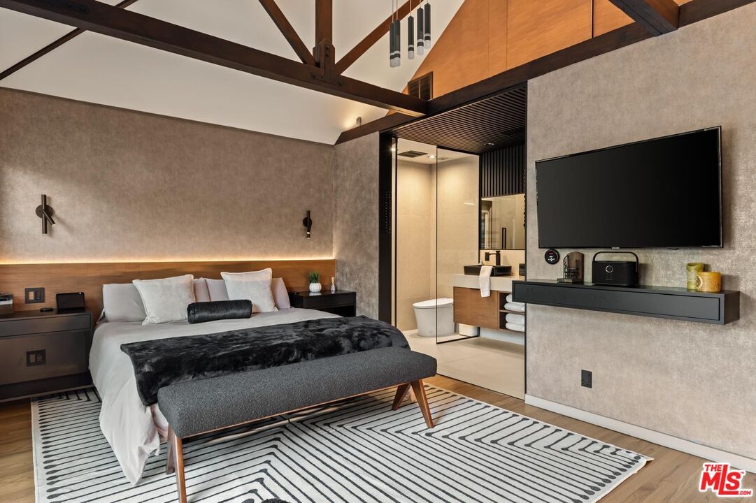 Bedroom, Interior, Wood Texture Flooring