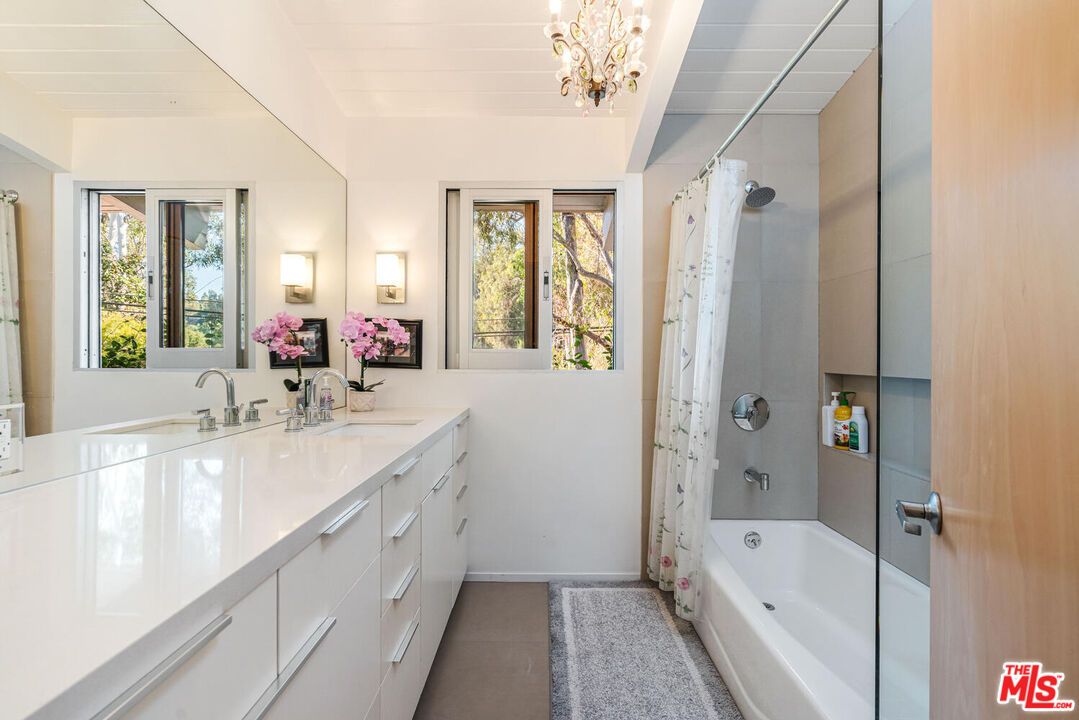 Bathroom, Chandelier, Dual Sink Vanities, Interior
