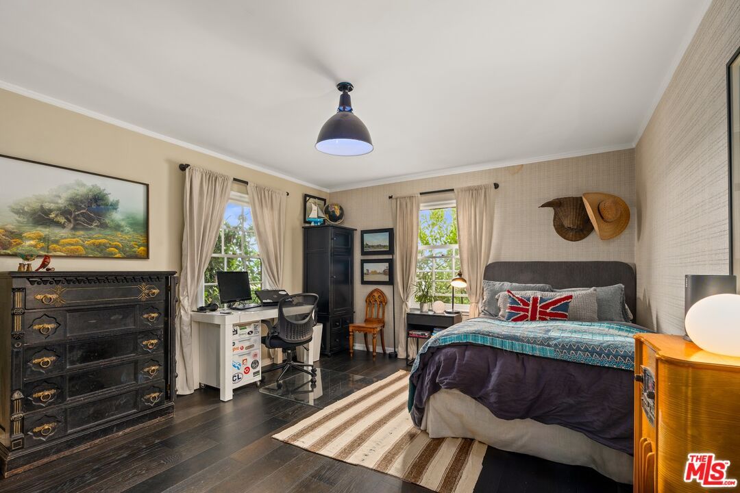 Bedroom, Home Office, Interior, Wood Texture Flooring