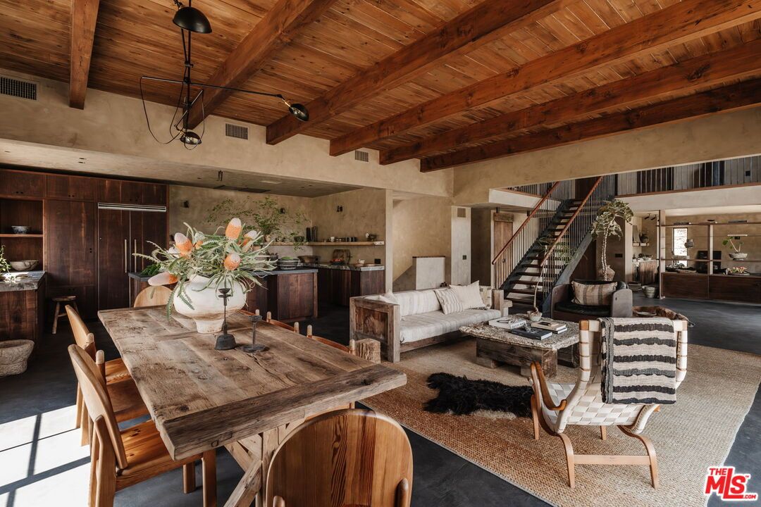 Dining room, Interior, Living room, Wooden Beams, Wooden Ceilings