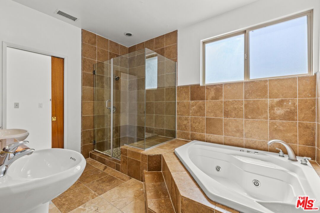 Bathroom, Dual Sink Vanities, Glass Shower, Interior