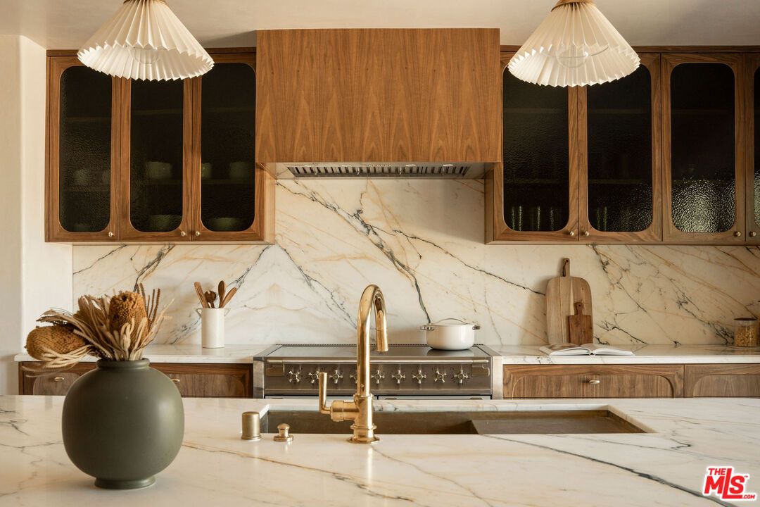 Interior, Kitchen, Marble Walls
