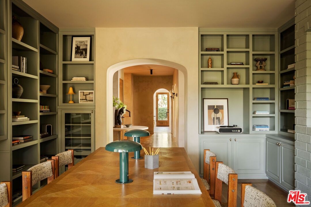 Home Office, Interior, Wood Texture Flooring