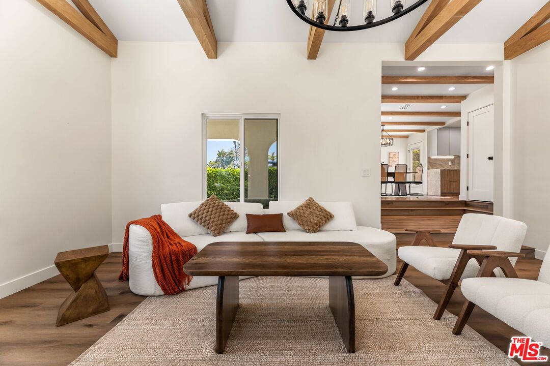 Interior, Recessed Lighting, Wooden Beams, Wood Texture Flooring