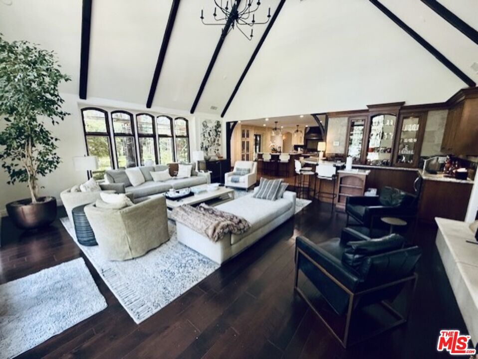 Dining room, Interior, Kitchen, Living room, Pendant Lights, Recessed Lighting, Wooden Beams, Wood Texture Flooring