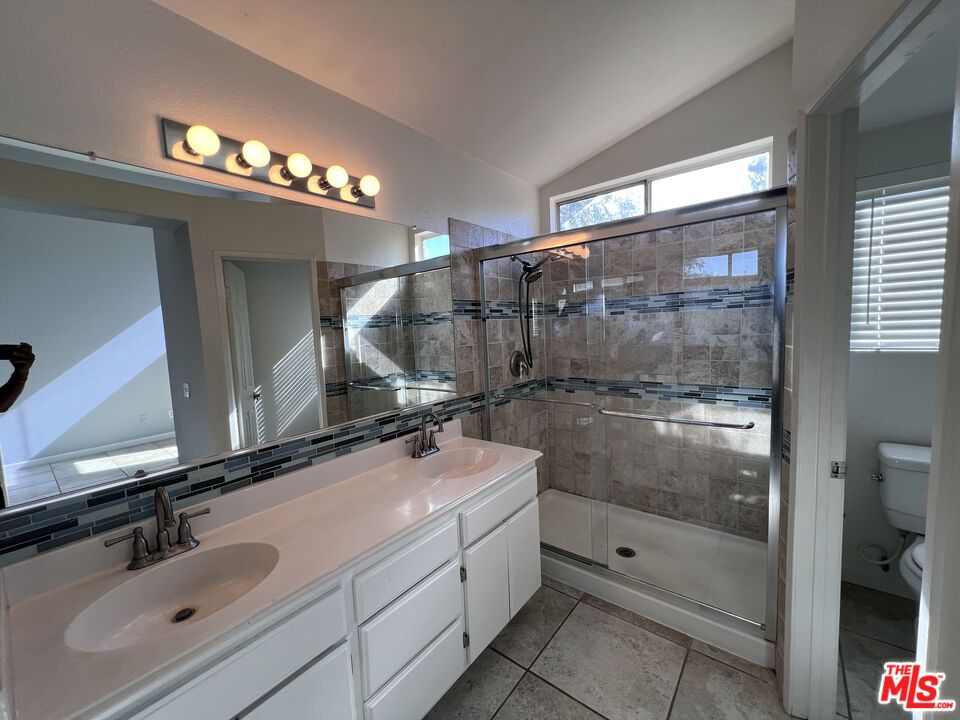 Bathroom, Dual Sink Vanities, Glass Shower, Interior