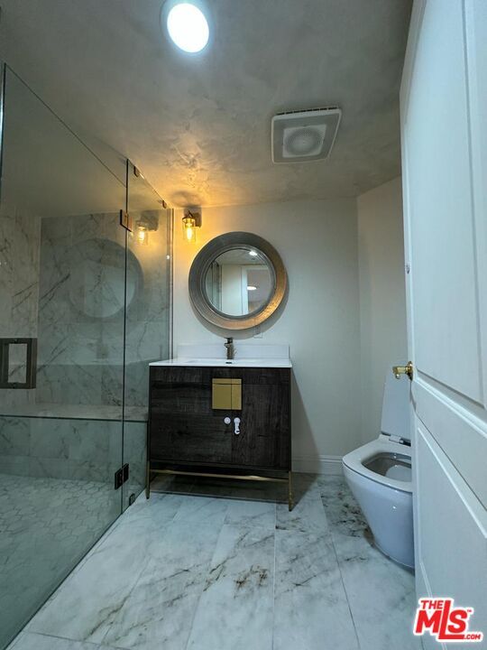 Bathroom, Glass Shower, Interior, Marble, Marble Walls