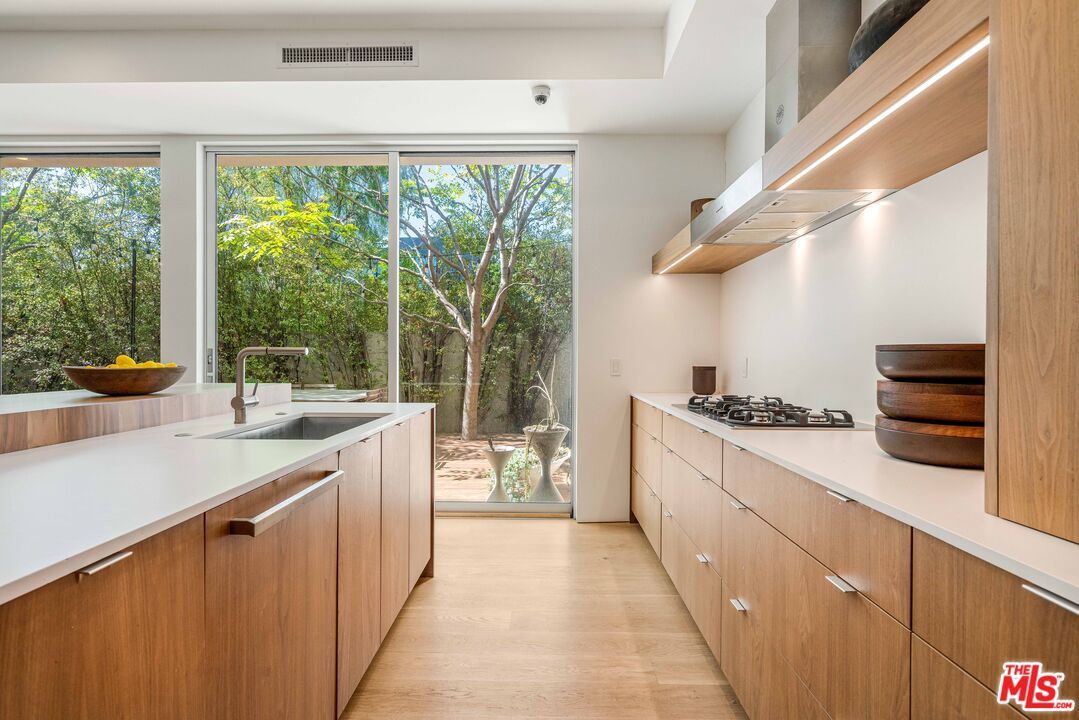 Interior, Kitchen, Wood Texture Flooring