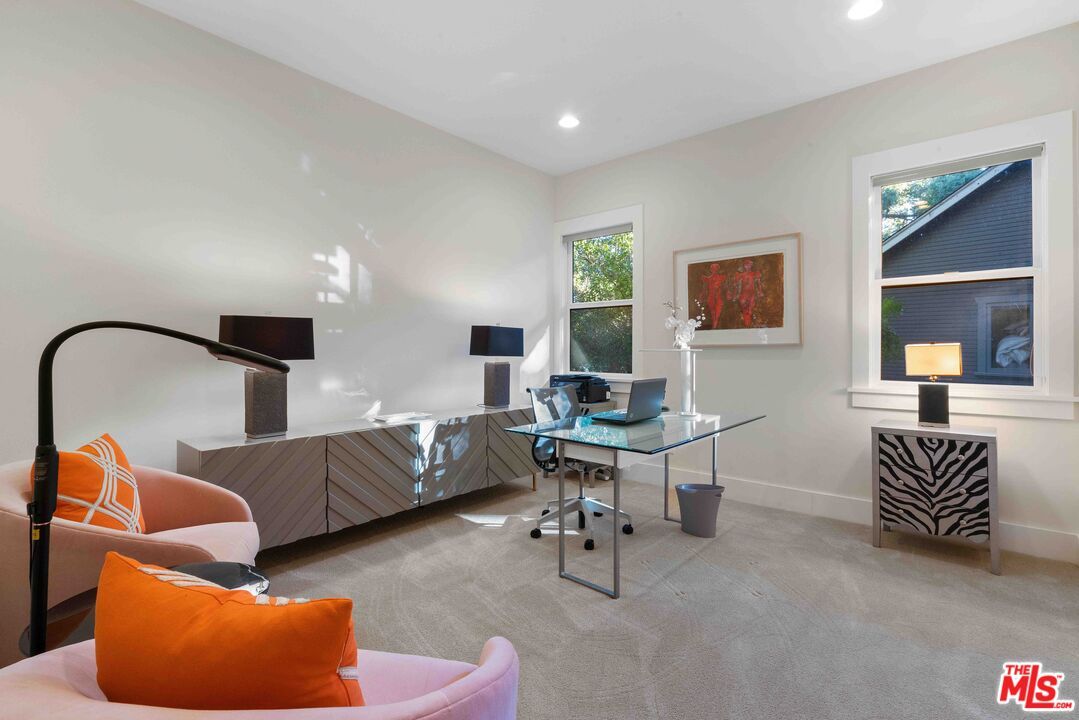 Home Office, Interior, Recessed Lighting