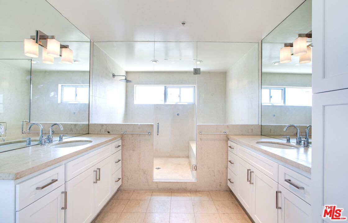 Bathroom, Dual Sink Vanities, Glass Shower, Interior