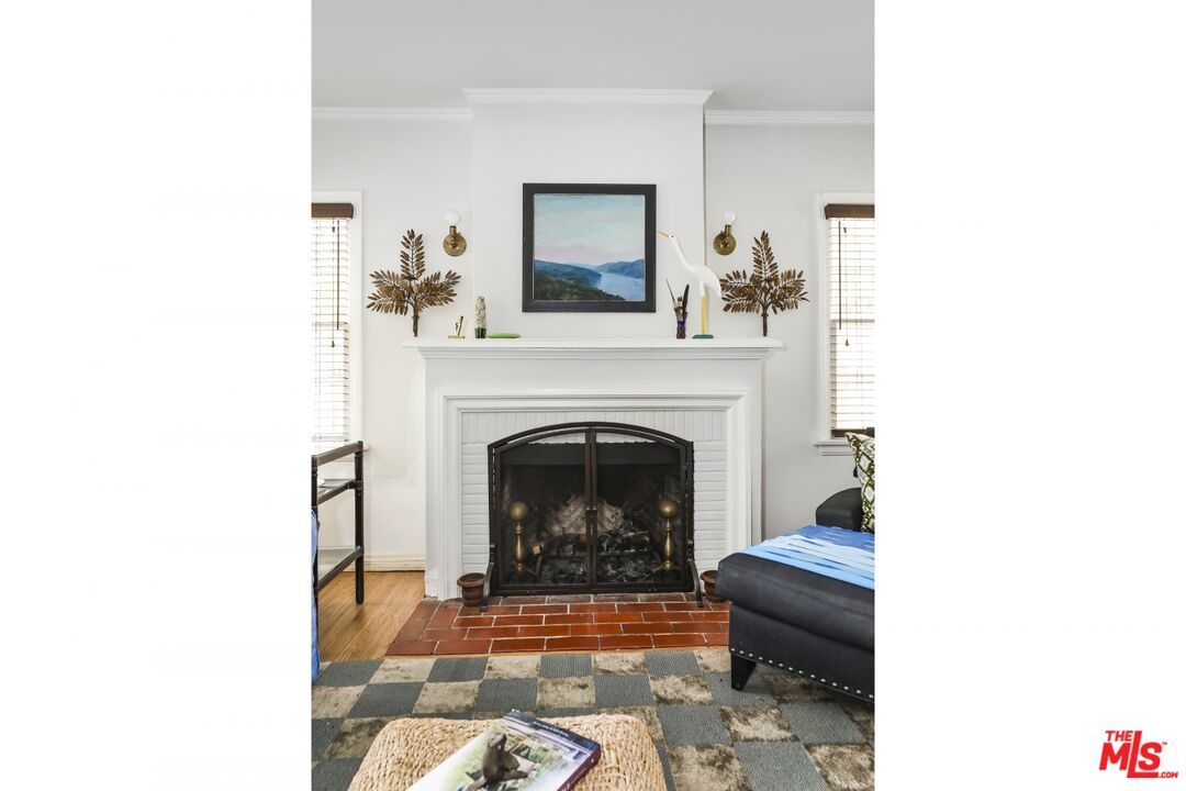 Fireplace, Interior, Wood Texture Flooring