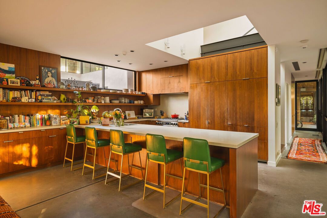 Interior, Kitchen, Recessed Lighting, Wooden Walls