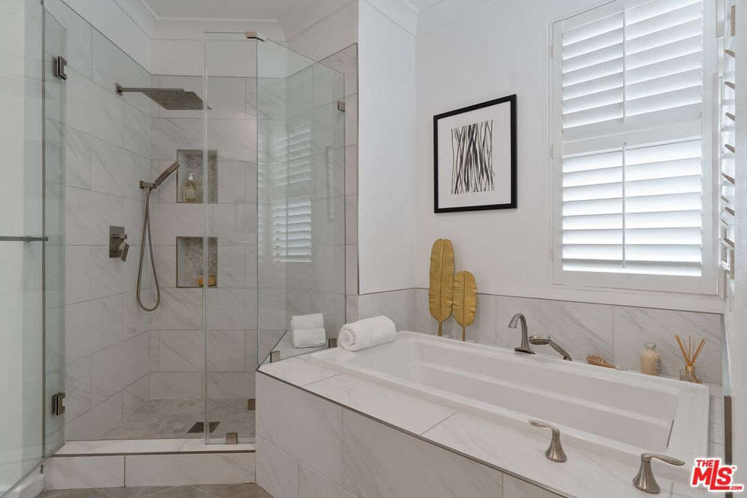 Bathroom, Glass Shower, Interior, Marble Walls