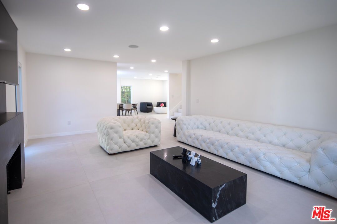 Interior, Living room, Recessed Lighting