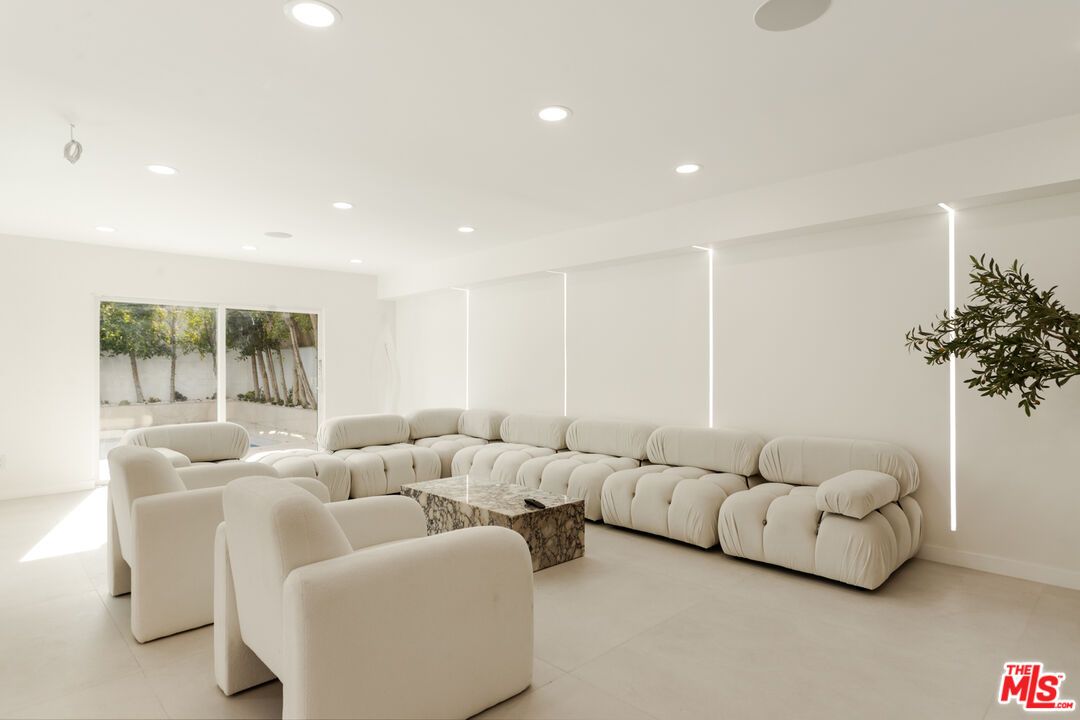 Interior, Living room, Recessed Lighting