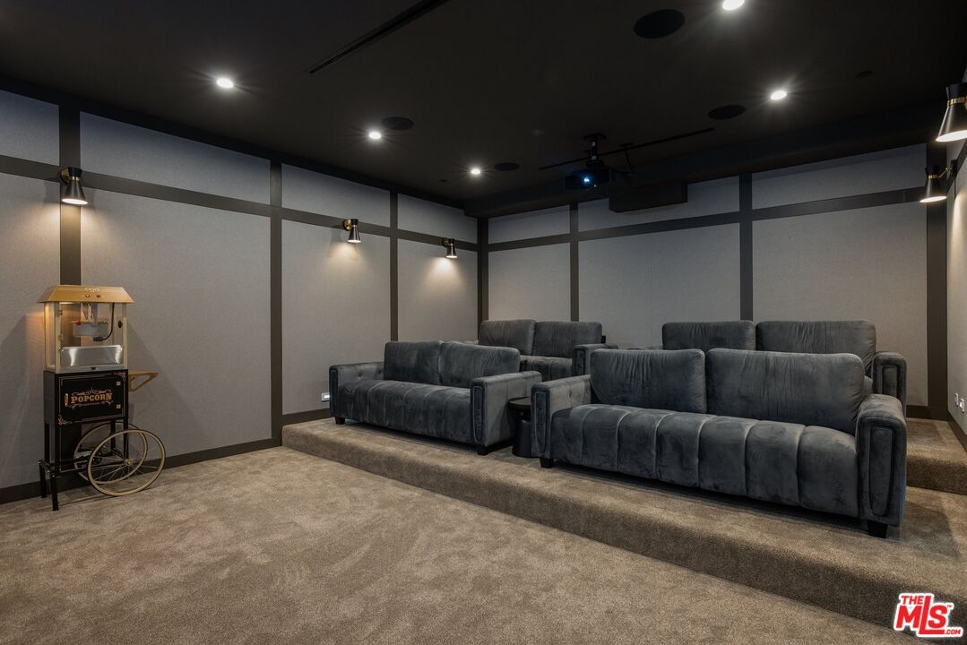 Home Theatre Room, Interior, Projection Screen, Recessed Lighting, Theatre Room