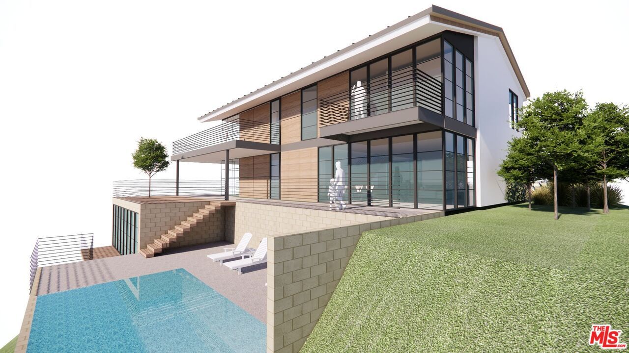 Backyard, Exterior, Facade, Modern