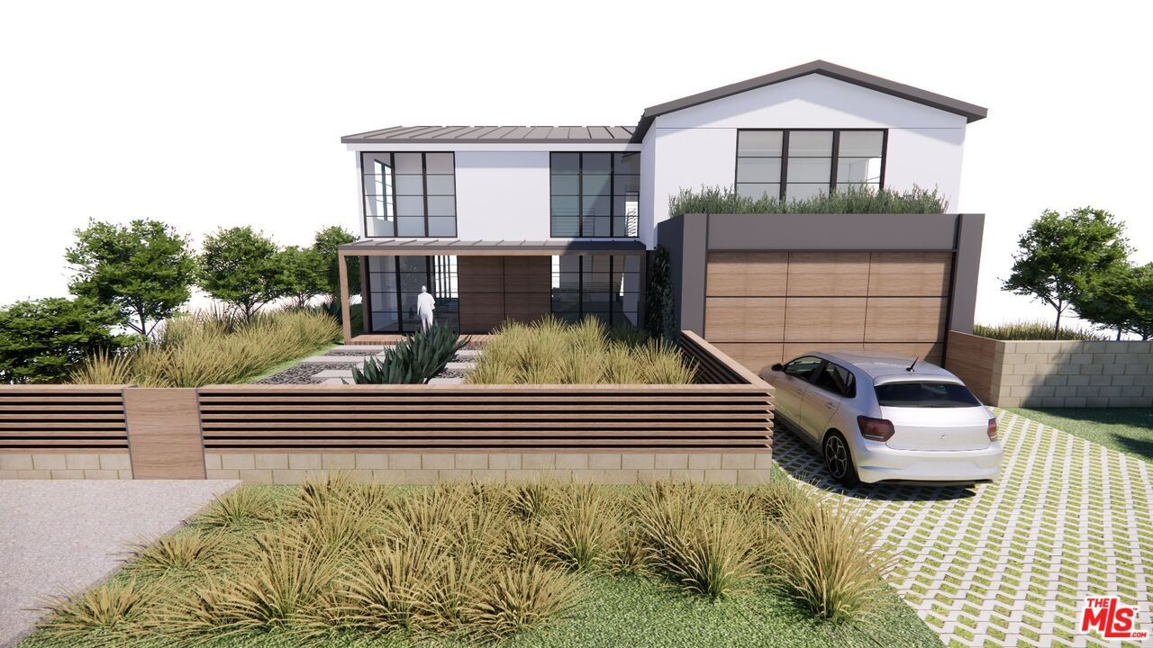 Attached, Backyard, Exterior, Facade, Modern