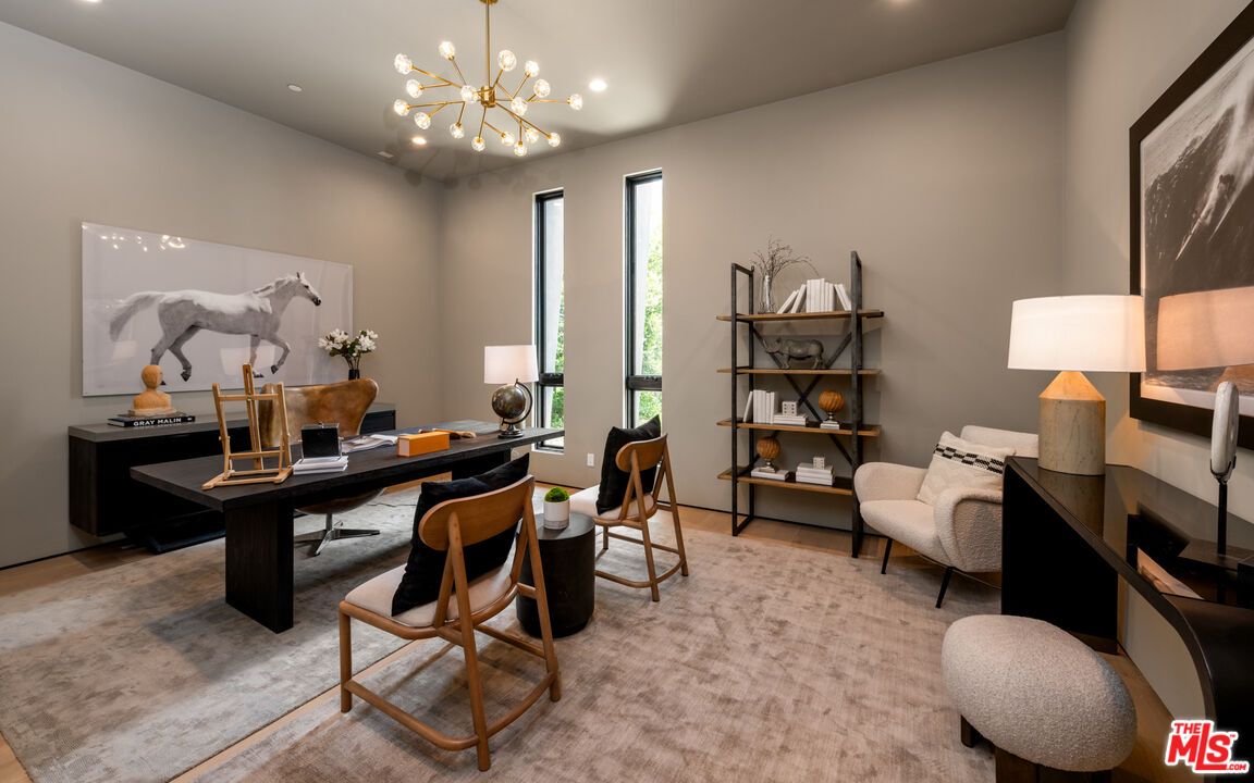 Home Office, Interior, Pendant Lights, Recessed Lighting