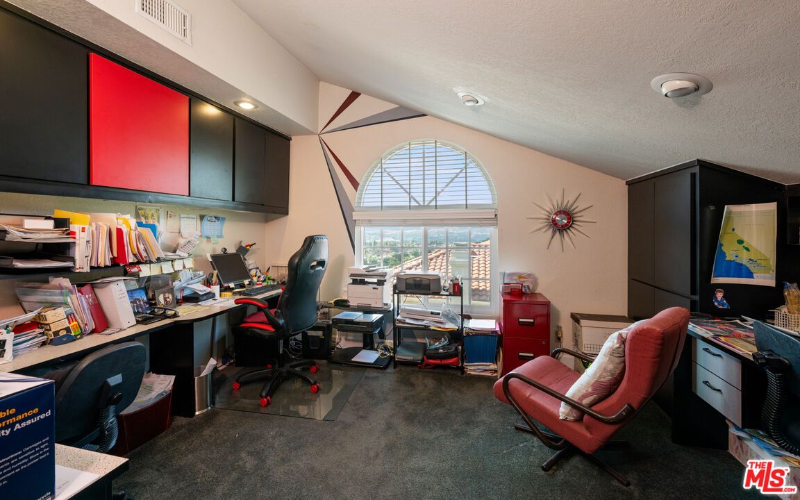 Home Office, Interior, Recessed Lighting