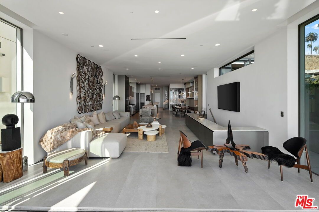 Interior, Living room, Recessed Lighting