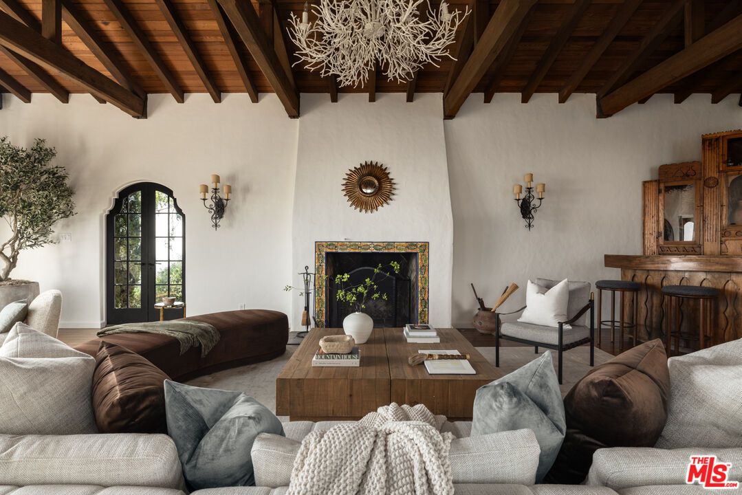 Fireplace, Interior, Living room, Wooden Beams, Wooden Ceilings