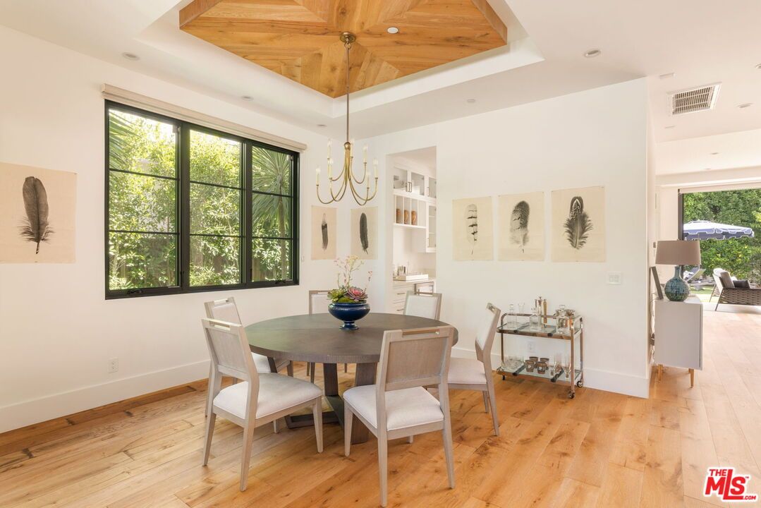 Dining room, Interior, Wooden Ceilings, Wood Texture Flooring